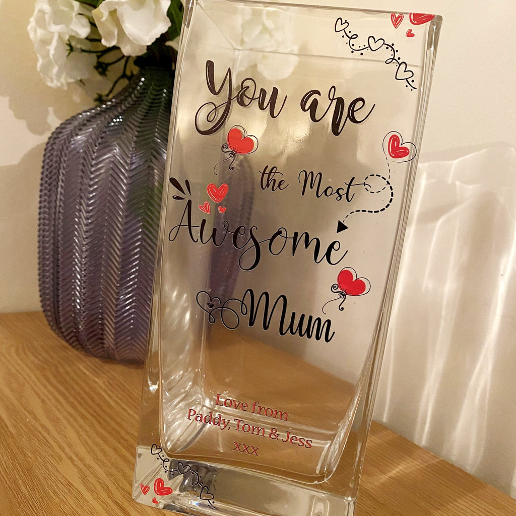 Awesome Mum Vase