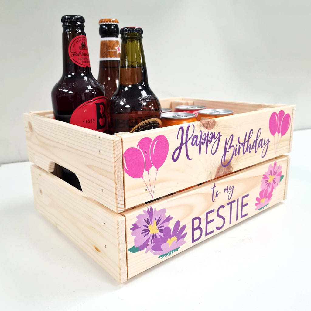 Girly Birthday Crate