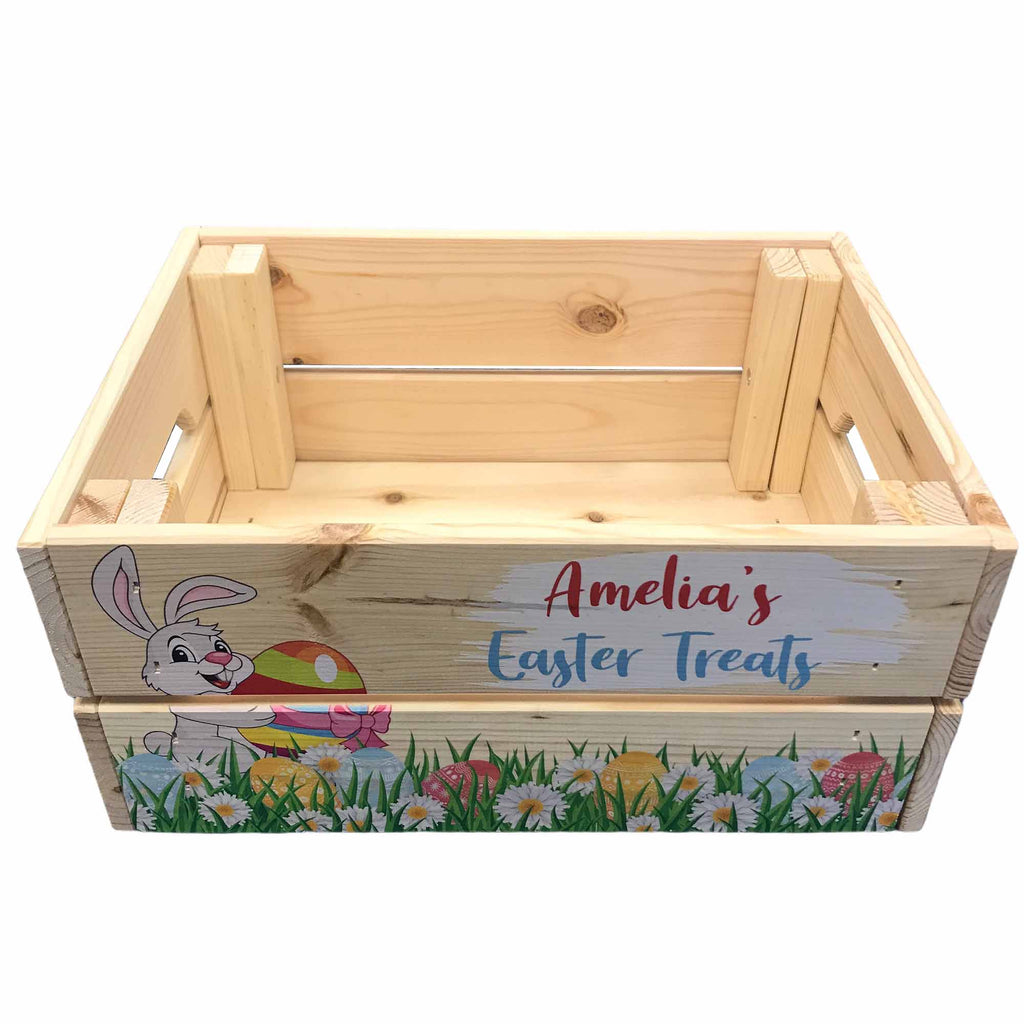 Easter Crate - Bunting & Eggs