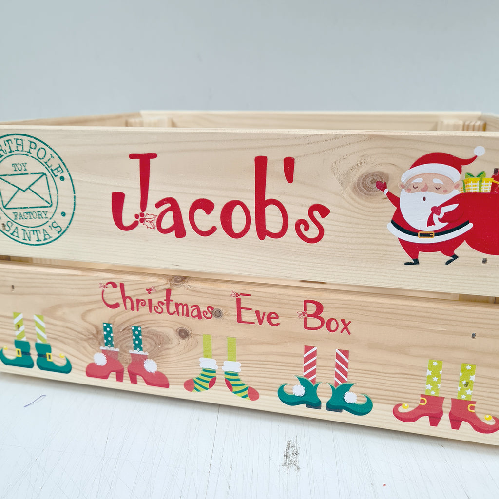 Elf Shoes Christmas Eve Crate