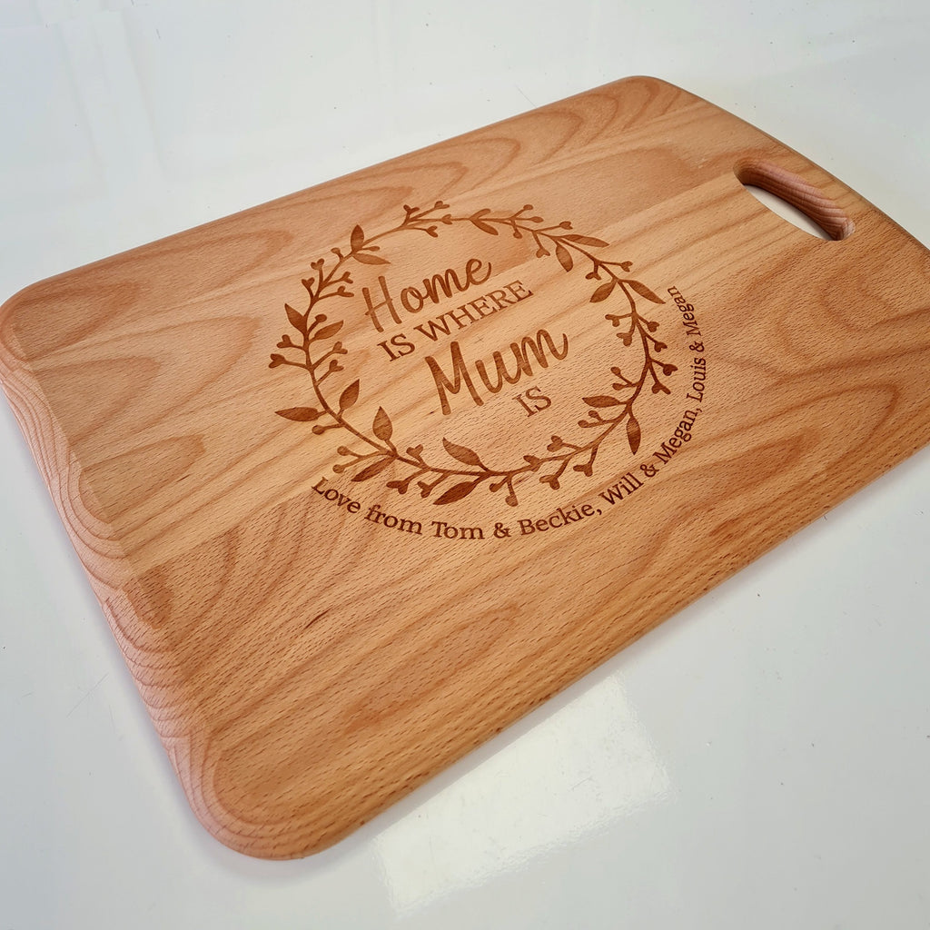 Home Is Where Mum Is Chopping Board