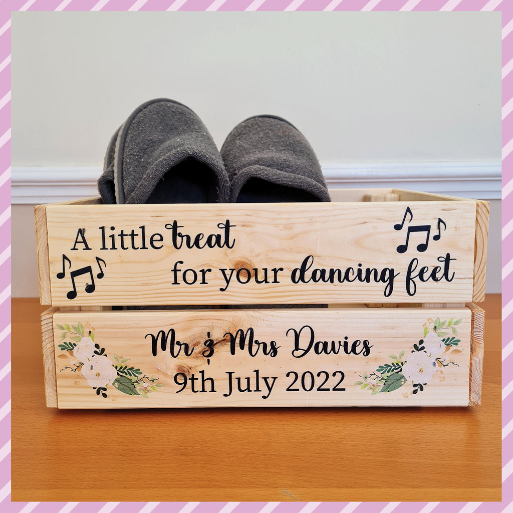 Wedding Slippers Crate