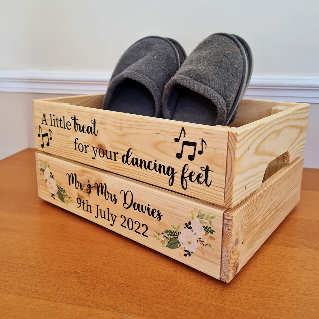 Wedding Slippers Crate